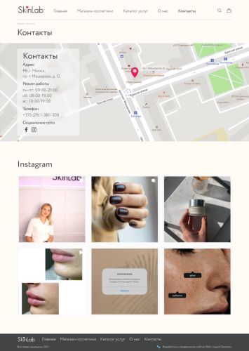 Кейс по разработке интернет-магазина для косметологического салона SkinLab
